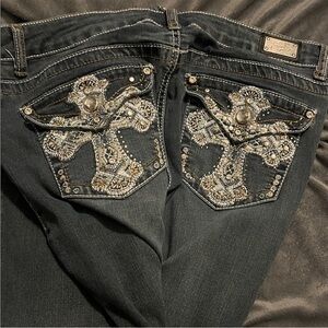 Earl Jeans denim Boot Cut with Embellished Pockets